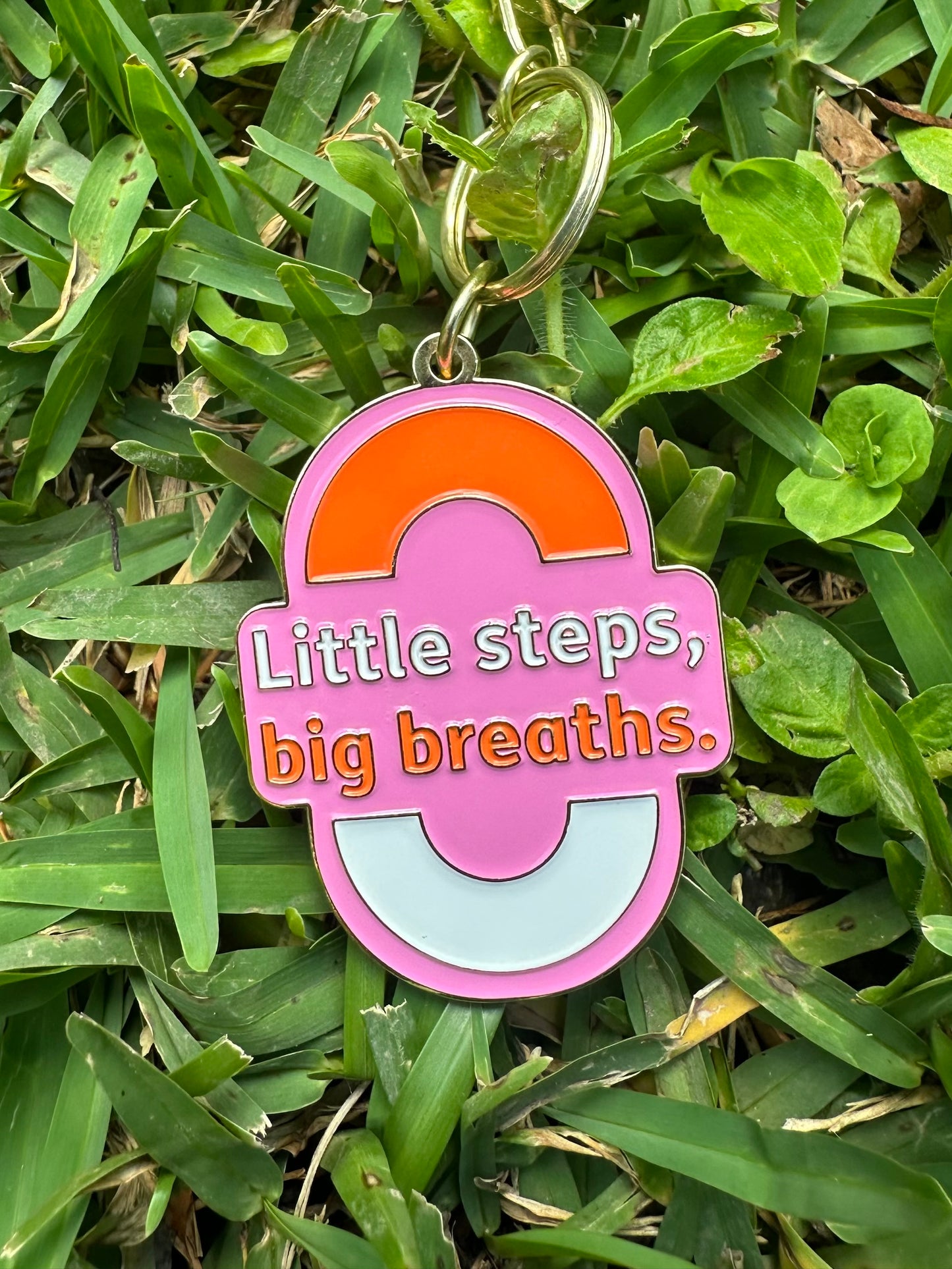 Little steps, Big Breaths Keyring